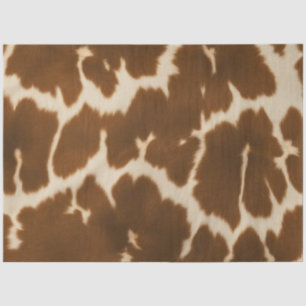 Popular Elegant Cow Faux Leather Collection Tissue Paper