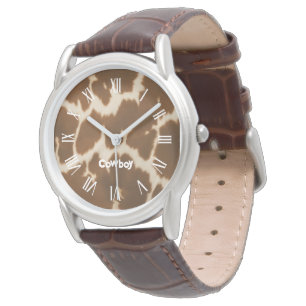 Popular Elegant Cow Faux Leather Collection Watch