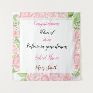 Popular Floral Customize Rose Tapestry