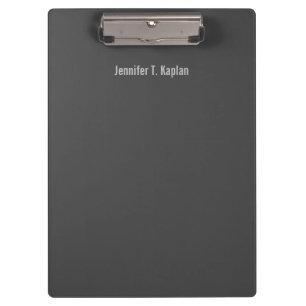 Popular Font Grey Professional Minimalist Clipboard