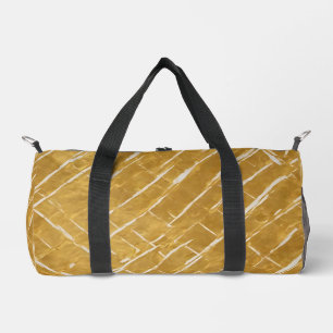 Popular Gold White Vintage Art Deco Collection Duffle Bag