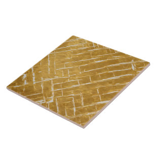 Popular Gold White Vintage Art Deco Collection Tile