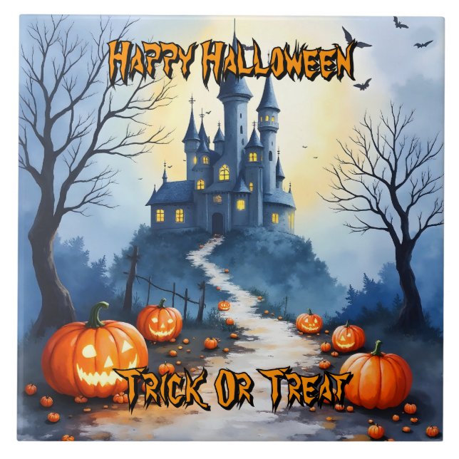 Popular Halloween Spooky Cute Collection Tile (Front)