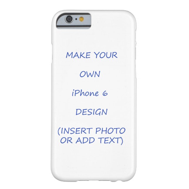 Popular iPhone 6 Case Template Insert Your Photo (Back)