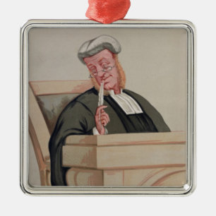 Popular Judgement Metal Ornament