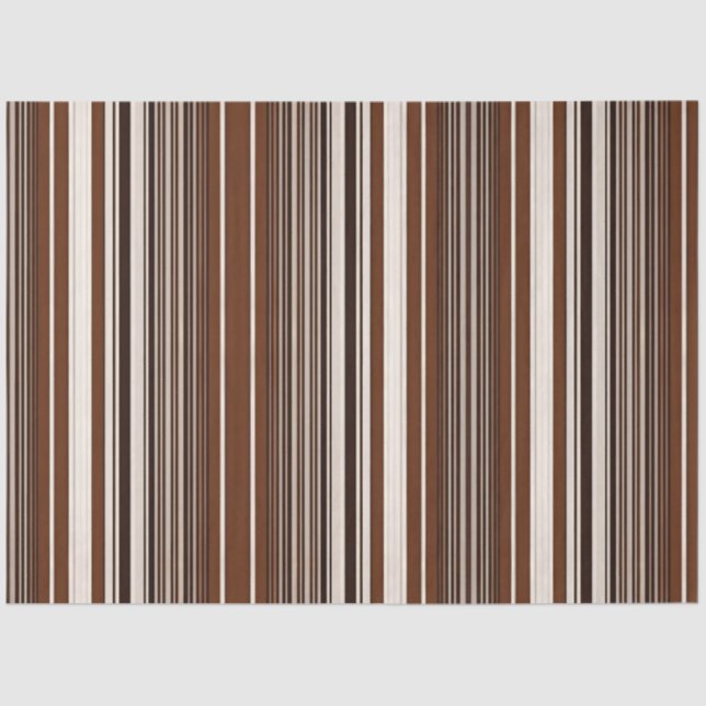 Popular Linen Luxury Brown White Colection Tissue Paper (Front)