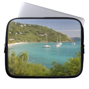 Popular moorings for bareboaters and charter laptop sleeve