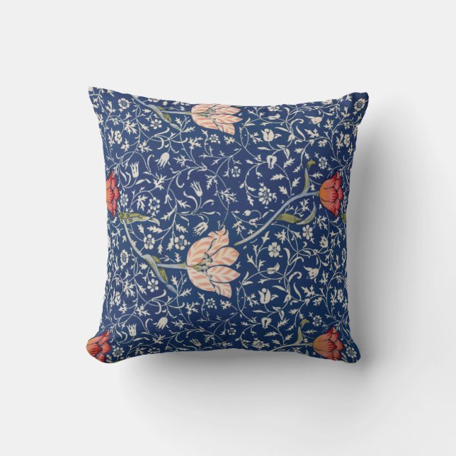 Popular Painting Inspired Throw Pillow (Front)