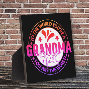 Popular Pick! Special gift plaque for Grandma