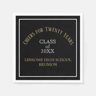 Popular pick! TWENTY YEAR reunion  Napkins