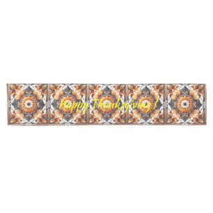 Popular Pumpkin Thanksgiving Autumn Collection Short Table Runner