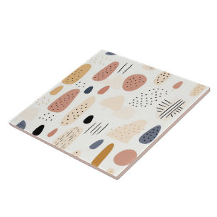 Popular Retro Boho Abstract Collection Tile