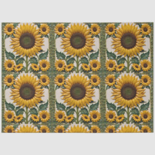 Popular Sunflowers Beautiful Collection Tissue Paper