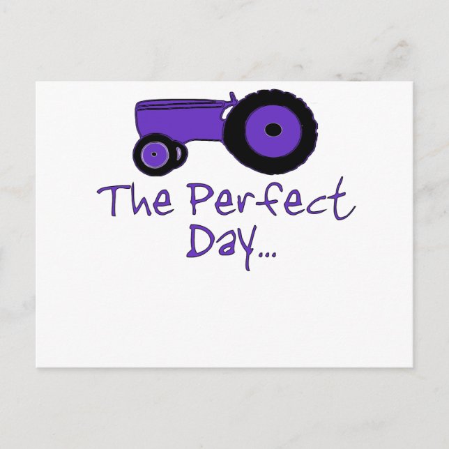 Popular tractor postcard (Front)