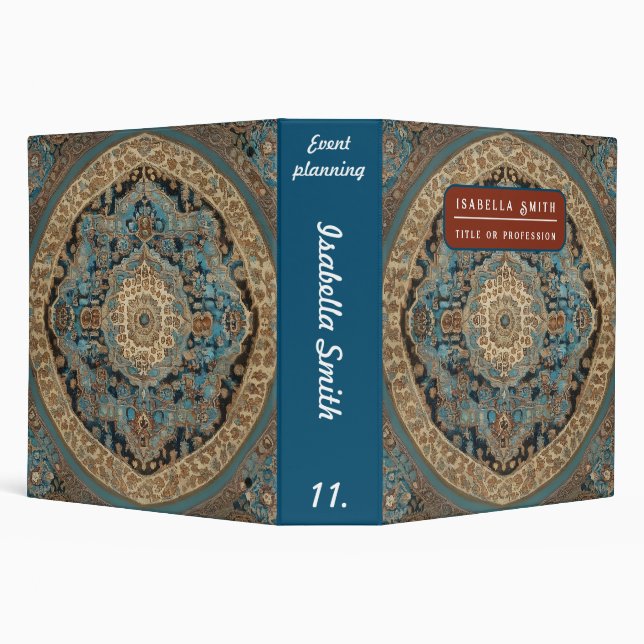 Popular Turkish Beautiful Old Pattern Collection Binder (Background)