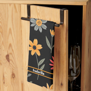 Popular Vintage Beautiful Floral Collection Kitchen Towel