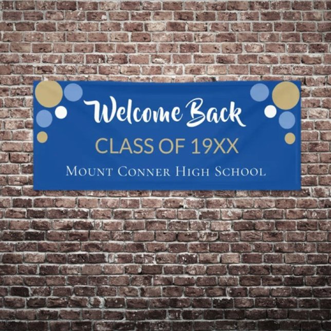 Popular! Welcome back Class Reunion banner (Creator Uploaded)