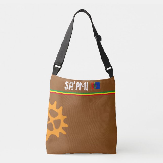 Populära väskor med samisk design crossbody bag (Front)
