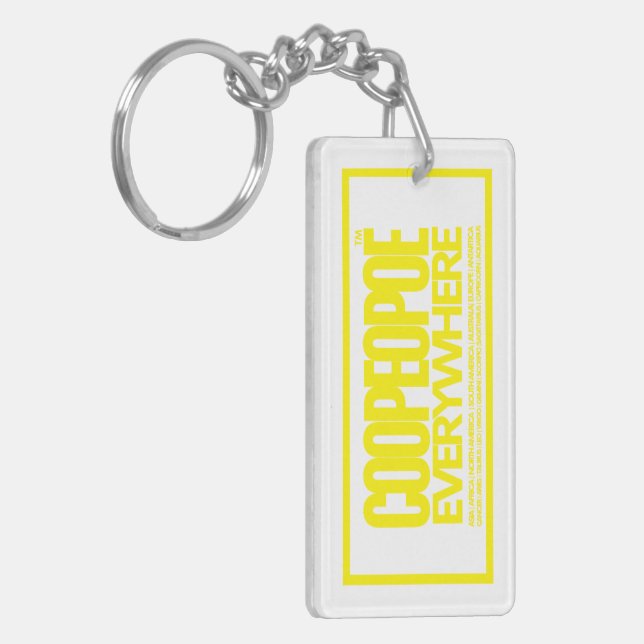 Population Freedom  Keychain (Front Left)