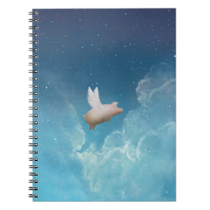 porc avec carnet d'ailes