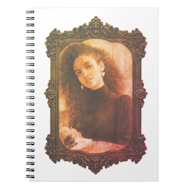 Porcelain Beauty Notebook for Girls & Teens | Eleg (Front)
