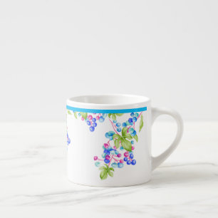 Porcelain Berries on an Espresso Mug