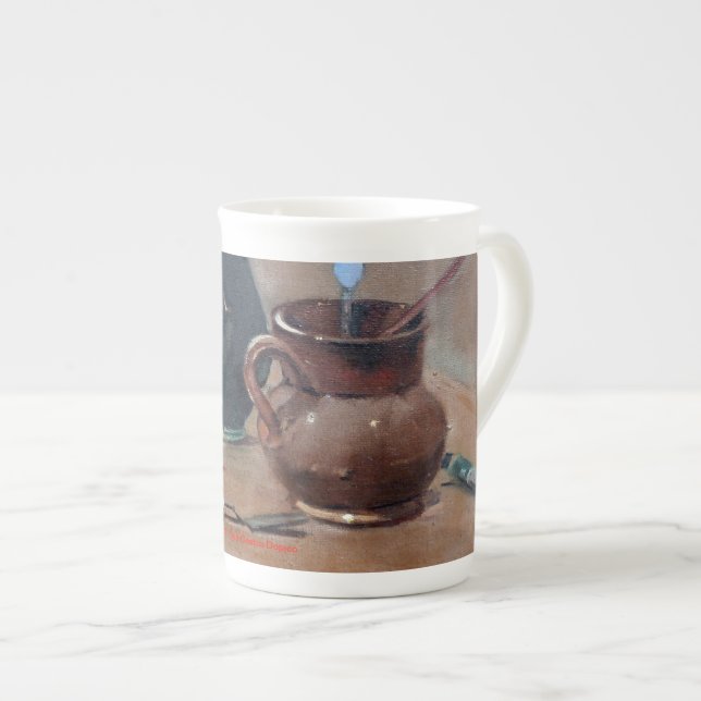 Porcelain Bowl Bone China Mug (Front Right)
