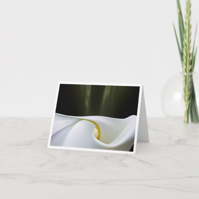 Porcelain Calla Note Card (Front)