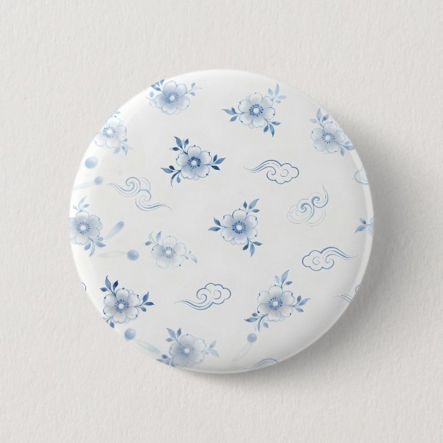 porcelain cloud 2 inch round button (Front)