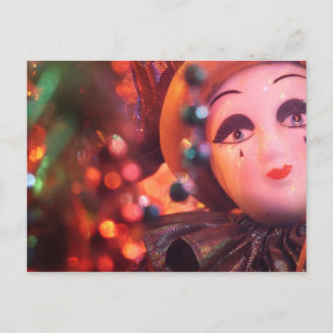 Porcelain Clown Custom Postcard