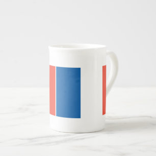 Porcelain cup France flag