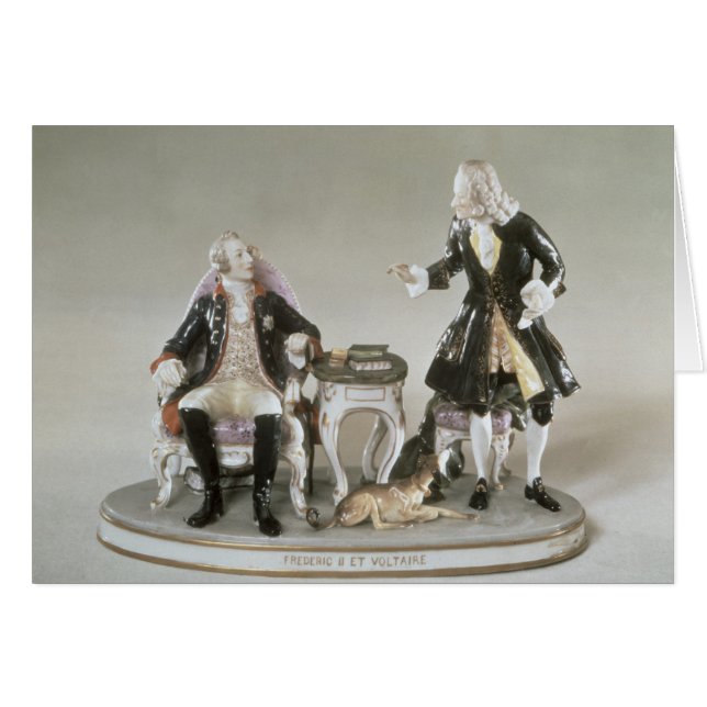 Porcelain figure of Frederick II of Prussia (Front Horizontal)