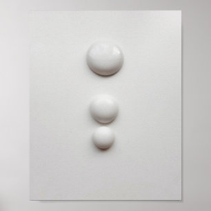 Porcelain hemispheres 1 poster