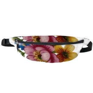 Porcelain Inspired Floral Fanny Pack