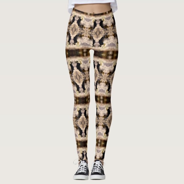Porcelain Nights V Leggings (Front)