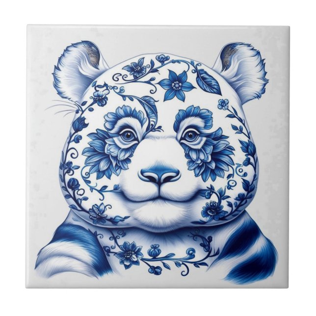 Porcelain Panda Tile (Front)