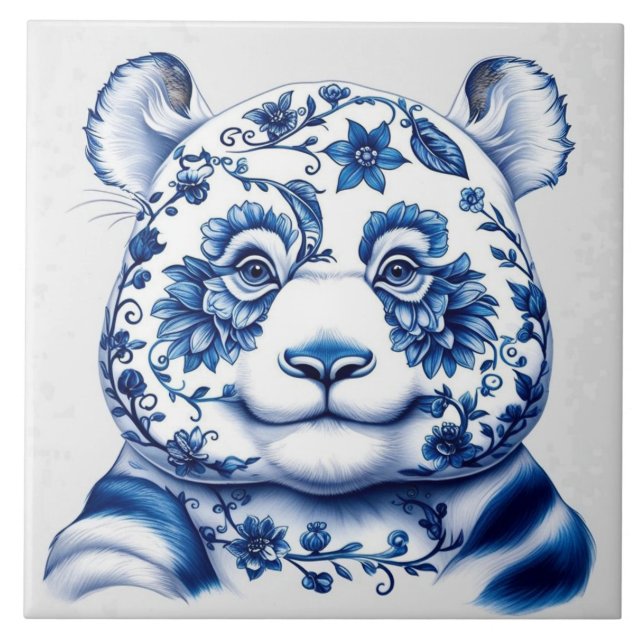 Porcelain Panda Tile (Front)