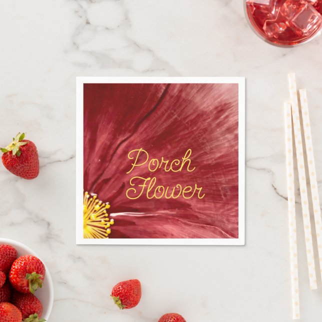 Porch Flower / Original / Napkin (Insitu)