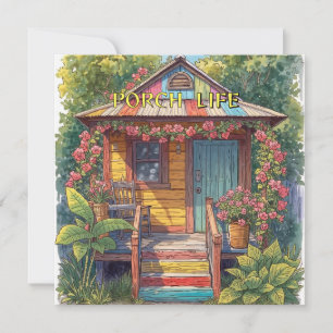 Porch life tiny house