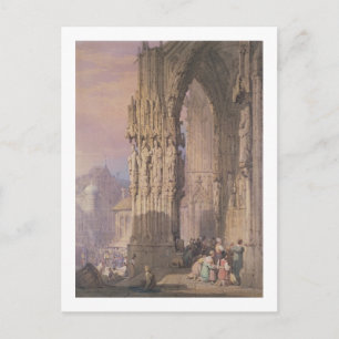 Porch of Regensburg Cathedral Postcard