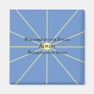 Porch Spirit Variation Blue Magnet