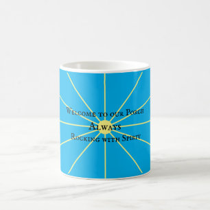 Porch Spirit Variation Bright Blue Coffee Mug
