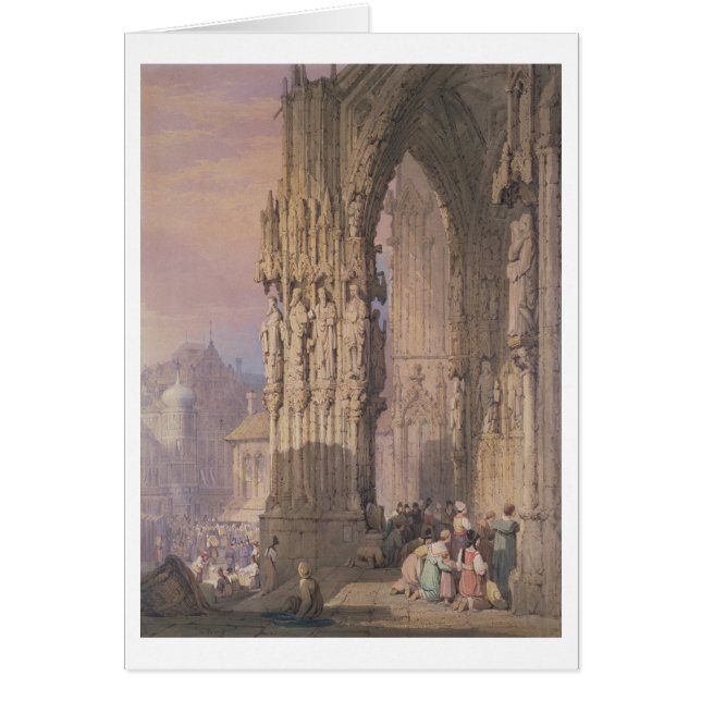 Porche de cathédrale de Ratisbonne (Devant)