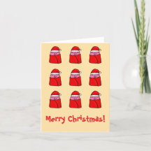 Porcs dans les couvertures Carte de Noël