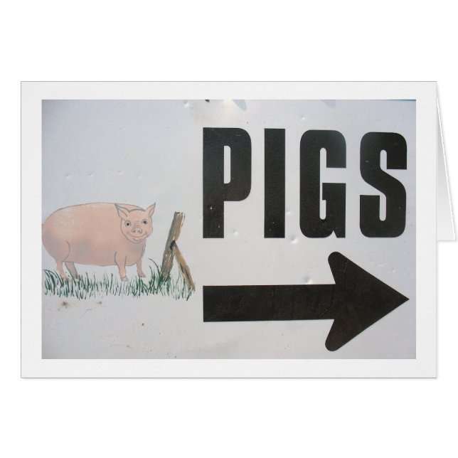 Porcs de cette façon (Devant horizontal)