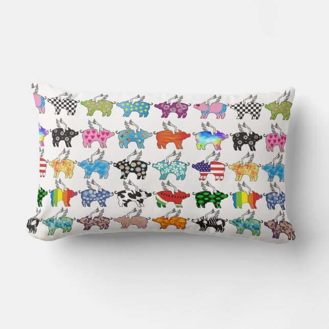 Porcs tous de vol dans un coussin de rangée (Recto)