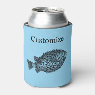 Porcupine blowfish Thunder_Cove Can Cooler