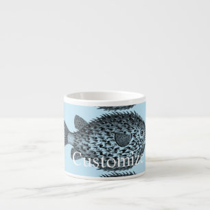 Porcupine blowfish Thunder_Cove Espresso Cup