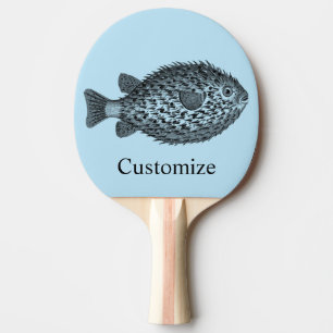 Porcupine blowfish  Thunder_Cove Ping Pong Paddle