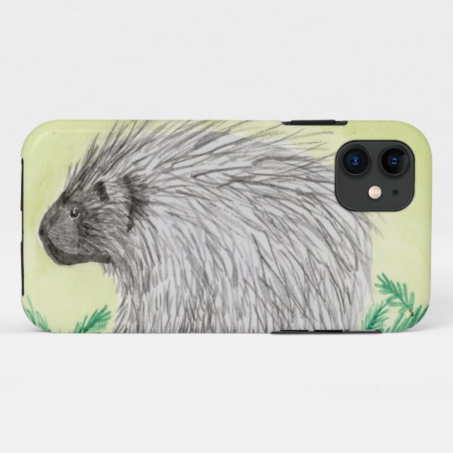 Porcupine Case-Mate iPhone Case (Back (Horizontal))